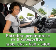 Potrebne predradnice sa B kategorijom 50-70.000